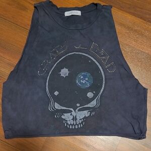 Daydreamer Grateful Dead Cosmic Skull Tank - Dark Blue